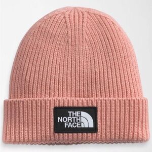 Pink North Face Beanie New